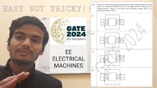 GATE Electrical Engineering (EE) 2024 Question No. 18 Electrical Machines detailed solution