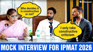 Mock Interview for IPMAT 2026 🔥| IPMAT 2026 Interview Strategy & Tips | IPMAT Interview Prep Tips