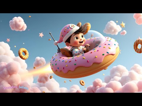 Baby Sleep Music 🌙 Silly SkyRides 🚗✨ | 10-Hour Lullaby & Animations for Babies, Kids and Toddlers