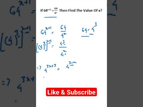 Quick Solve || Power #viral #mathematics #math #matholympiadquestion