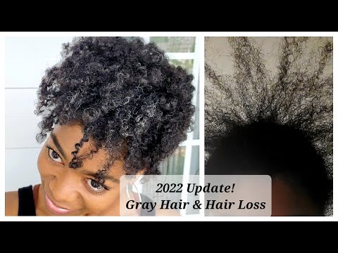 2022 Natural Hair Update + Photos - Hair Loss & Gray Hair - 4C Hair/Type 4 Hair  HD 1080p