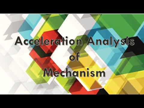 Acceleration Analysis of Mechanism