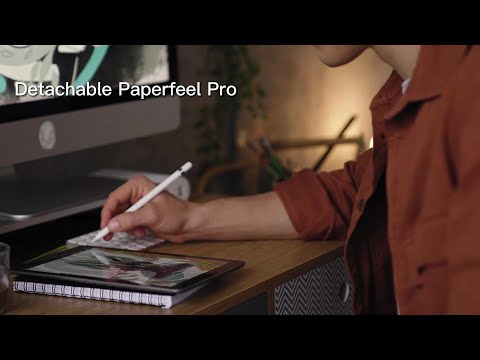 Detachable Paperfeel Pro Screen Protector Installation - Not Magnetic