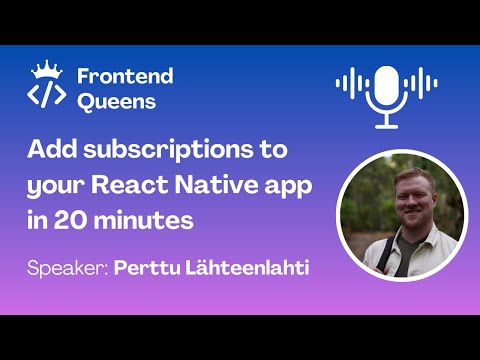 Add subscriptions to your React Native app in 20 minutes