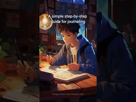 How to journal #education #lifelessons #howtojournal #journal #guide #selfimprovement