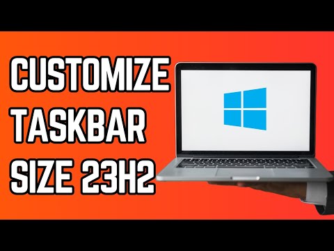 How to Customize Taskbar Size Windows 11 23H2 (Tutorial)