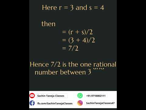 Rational Number | Number System #sachintanejaclasses #mathsbyneerutaneja #rationalnumbers #concept