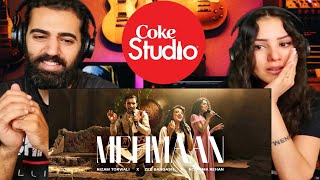 🇵🇰 Khoobsurat ❤️ Mehmaan made me cry | Coke Studio Pakistan | S15 (Reaction)