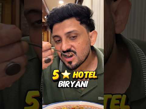 Street biryani VS 5 ⭐️ Hotel biryani #dumhybhae #shorts #ytshorts