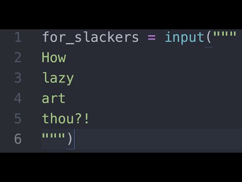 Easier Way to Take Input and Embed Strings in Python - Exercise 12