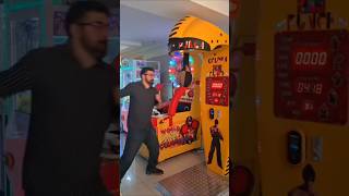 This Machine Wasn’t Ready for My Power!" #funny #boxing #punchmachine #arcadechallenge #power