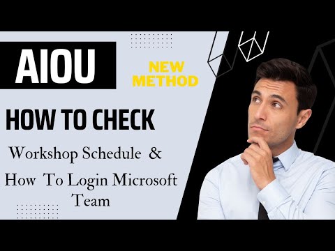 How to check online workshop schedule| Microsoft team login| technique