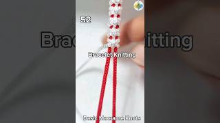 #52 Bracelet Knitting Tutorial, Macrame #shorts #macrametutorial #tricks #craftideas