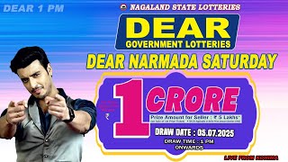 DEAR LOTTERY LIVE DEAR 1 PM 05.07.2025 NAGALAND LOTTERY LIVE DRAW LOTTERY SAMBAD LIVE FROM KOHIMA