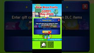 New Blox Fruits Code May 2026  (Redeem Now) #bloxfruitscodes2026 #bloxfruits #roblox #shorts