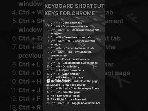 🚀 10 Chrome Shortcuts That Will Instantly Boost Your Browsing Speed! ⌨️  Speed Up Your Browsing