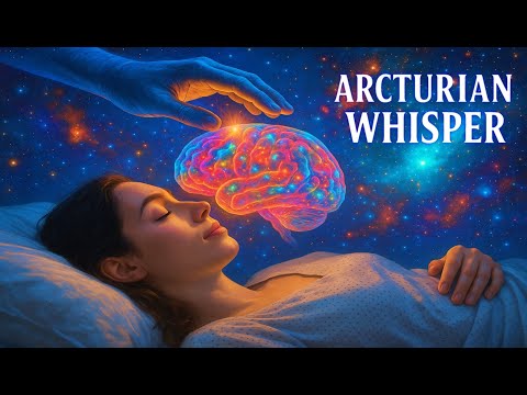 🔵 Arcturian Brain Massage While You Sleep, Melatonin Release, Stop Overthinking, Worry & Stress