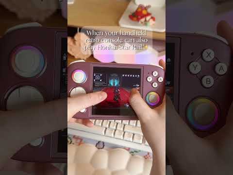 This retro handheld console can play STAR RAIL?!👀 | RG Cube #retrogaming #honkaistarrail