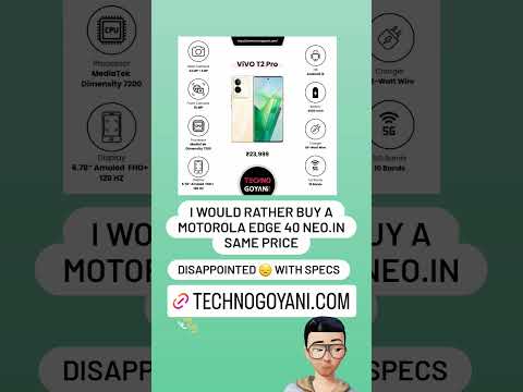 Vivo T2 Pro Specifications | Technogoyani.com
