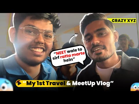 When I meet @CrazyXYZ @FlyingBeast320 @Mythpat | Travel And MeetUp Vlog Bangalore | OM PRABHU AIIMSD