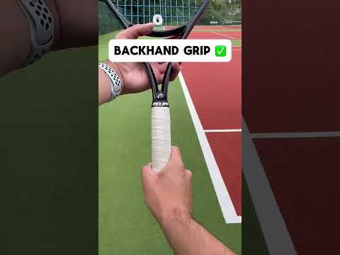 Do you change your grip?🎾 #tennis #tennistips #tenniscoach #gripchange #forehand #backhand #asics