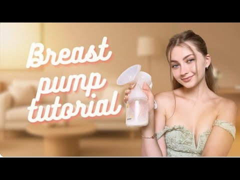 [4K] How to Use a Manual Breast Pump | Breastfeeding Tips from a Mom #breast pump