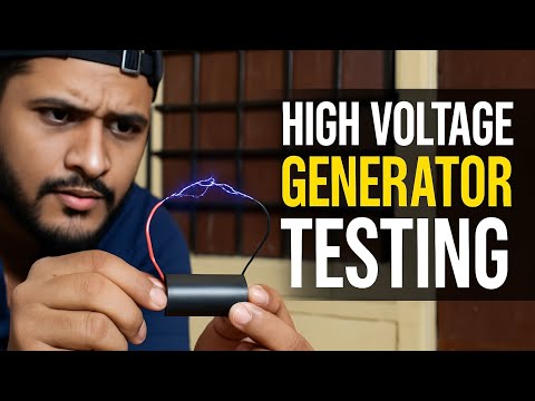 High Voltage Generator ⚡ Testing | करंट कितना आता है? Dangerous Experiment!