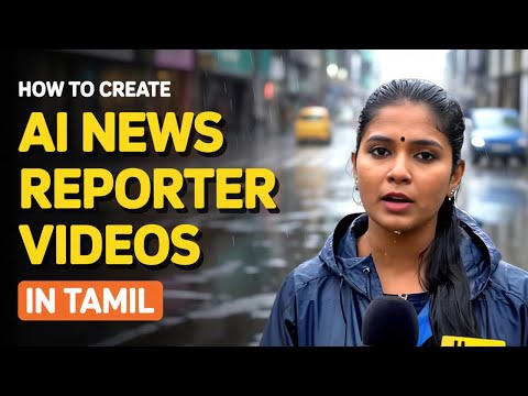 How to create Ai News Reporter Videos in Tamil | ai news tamil | ai tamil news | #aitamil #tamilai