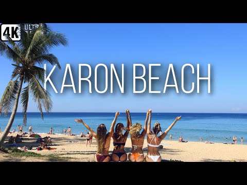 4K  KARON BEACH WALK. AMAZING BEACH IN PHUKET. beach walking tour 🌴 PHUKET THAILAND 2023 🌴 [sub]