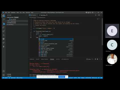 Python challenge explanation