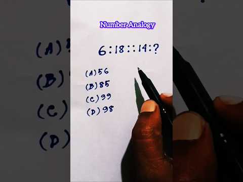 Number Analogy Important Questions #maths #shortfeed #shorts