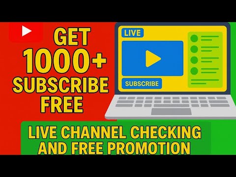 YouTube channel Pramotion!! live stream free youtube channel pramotion!! 💯 Subscriber 🆓