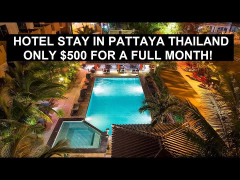 Unbelievable Hotel Deal in Pattaya! Only $500 for a Full Month Stay – Room Tour & Review!
