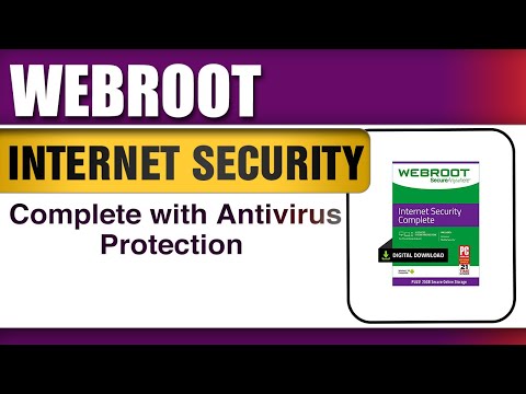 Webroot Internet Security Complete with Antivirus Protection – 2019 Software | 5 Device |