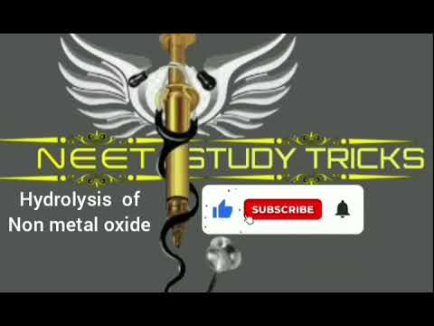 lnorganic tricks-3(Hydrolysis of Non metal oxide )