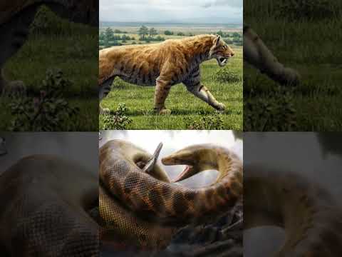 smilodon vs titanoboa