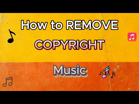 how to remove copyright music from youtube video
