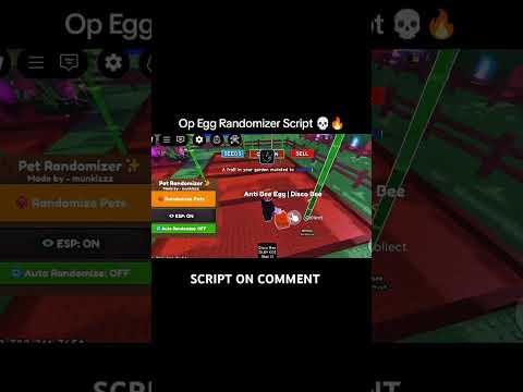 HATCH Any Pet?! Grow a Garden Egg Randomizer Script! #growagarden #roblox #trending