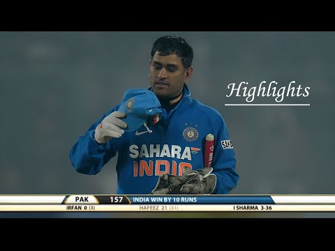 Dhoni's 36, bowlers seal a low-scoring THRILLER! IND vs PAK 2013 | 3rd ODI Delhi Highlights