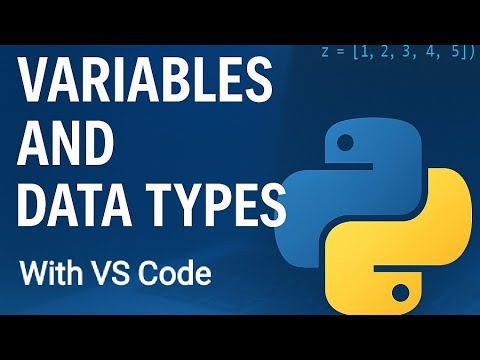 Chapter 2 - Variables and dataTypes |  Python Tutorial for Beginners in Hindi 