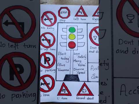 traffic awareness poster making #trafficawarenes #hiphop