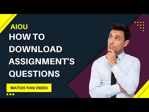 How To Download Assignments Question papers |NS Educational Tutorials