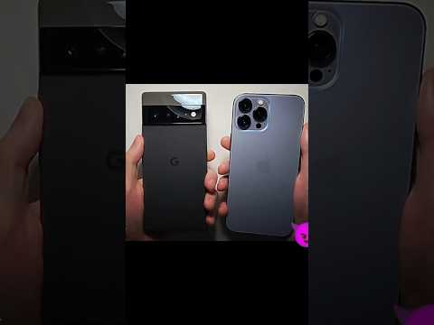 Pixel 6 Pro vs iPhone 13 Pro Max 🔥 Ultimate Camera, Speed & Battery Comparison! 📱📸 #tech