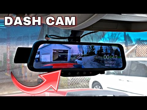 Touch Screen Dash Cam Mirror Install/Review!