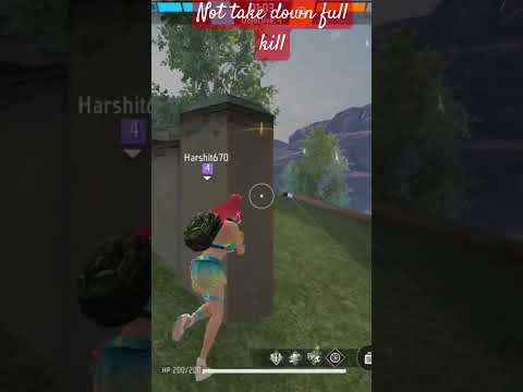 Not take down full kill #cutefreefiregirl #freefire #gaming