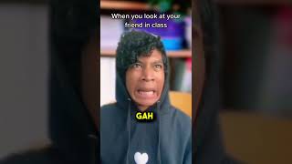 When you Laugh in Class looking at your Friend 😂 #shorts