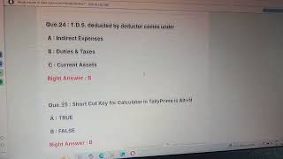 Tally classes 