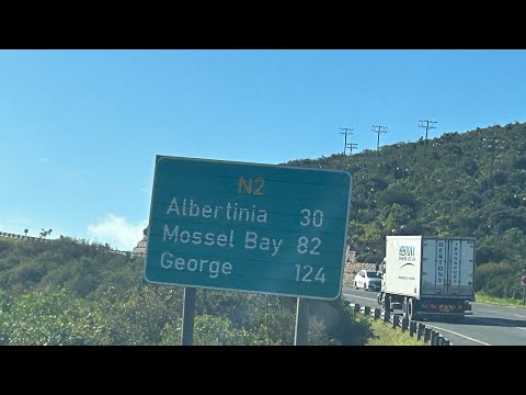 Mini getaway to Mossel Bay-Wilderness-Knysna(Garden Route). First, the road trip to Mossel Bay.