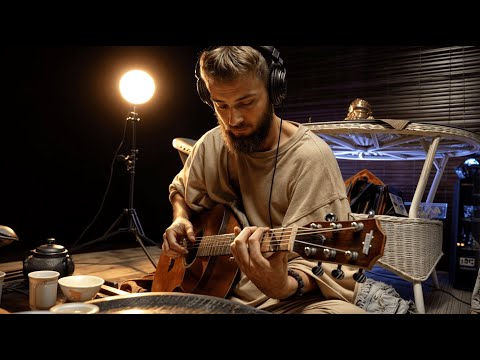 Musical Travel to Space | Calming Echoes Guitar | Ambient Relaxation & Concentration | 662 Hz