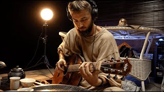 Musical Travel to Space | Calming Echoes Guitar | Ambient Relaxation & Concentration | 662 Hz